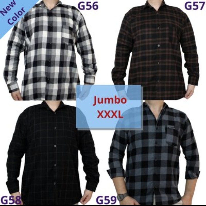 Kemeja Jumbo Flanel Distro 5