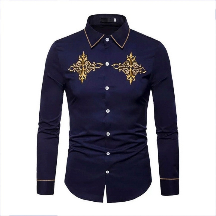 Kemeja Oliver Navy