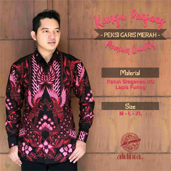 Kemeja Peksi Garis Merah