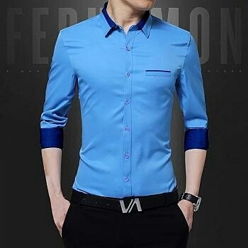 Kemeja TopMan Biru