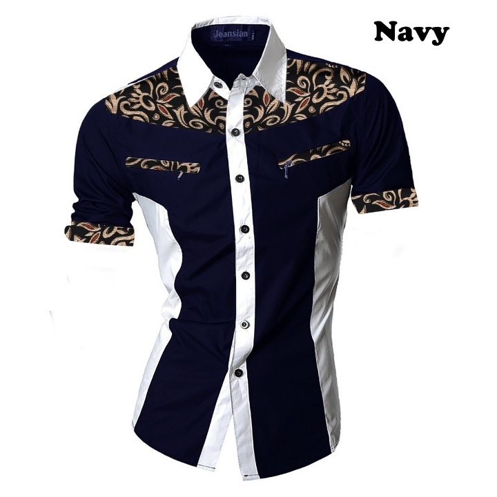 Kemeja Vano Navy