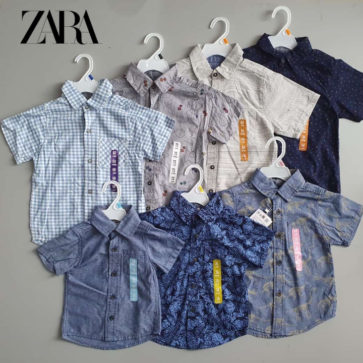 Kemeja Zara Boys Todler-7 Y