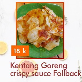 Kentang Goreng Crispy Sauce Follback