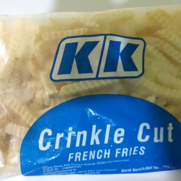 Kentang KK Crinkle Cut 1 Kg