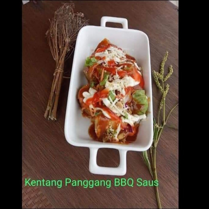 Kentang Panggang BBQ Saus