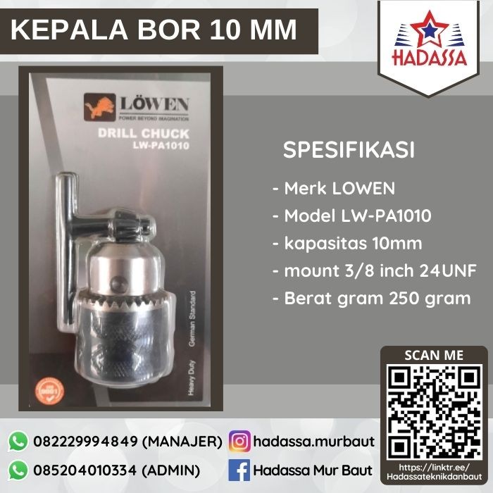 Kepala Bor LW-PA1010 Lowen