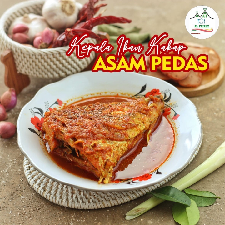 Kepala Ikan Kakap Asam Pedas