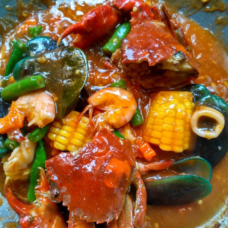 Kepiting Mix 1 Saos Asam Manis