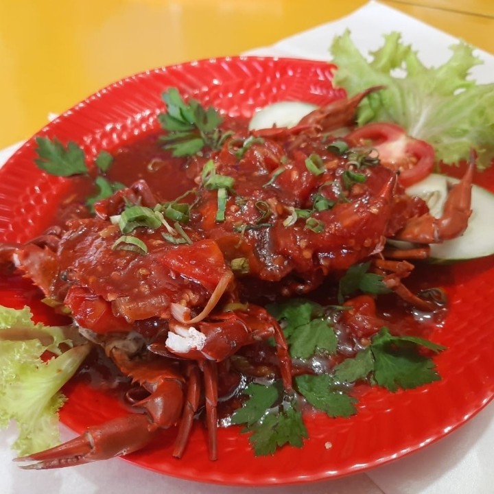 Kepiting Rebus Saos Melo