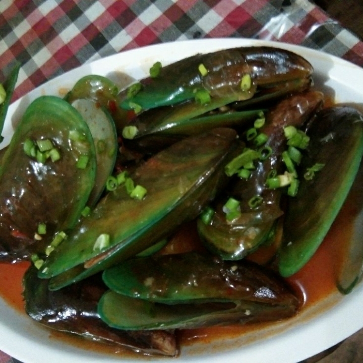 Kerang Hijau Asam Manis