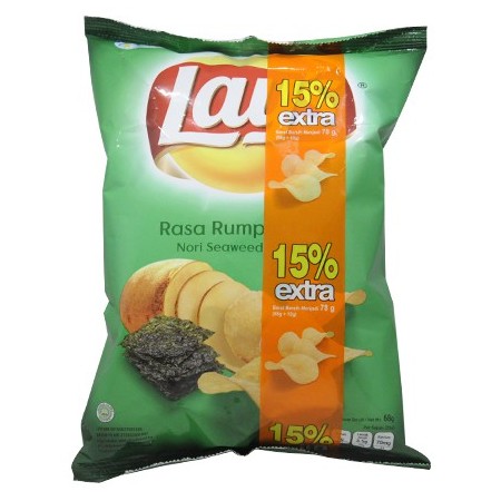 Keripik Lays Rasa Rumput Laut 68gr