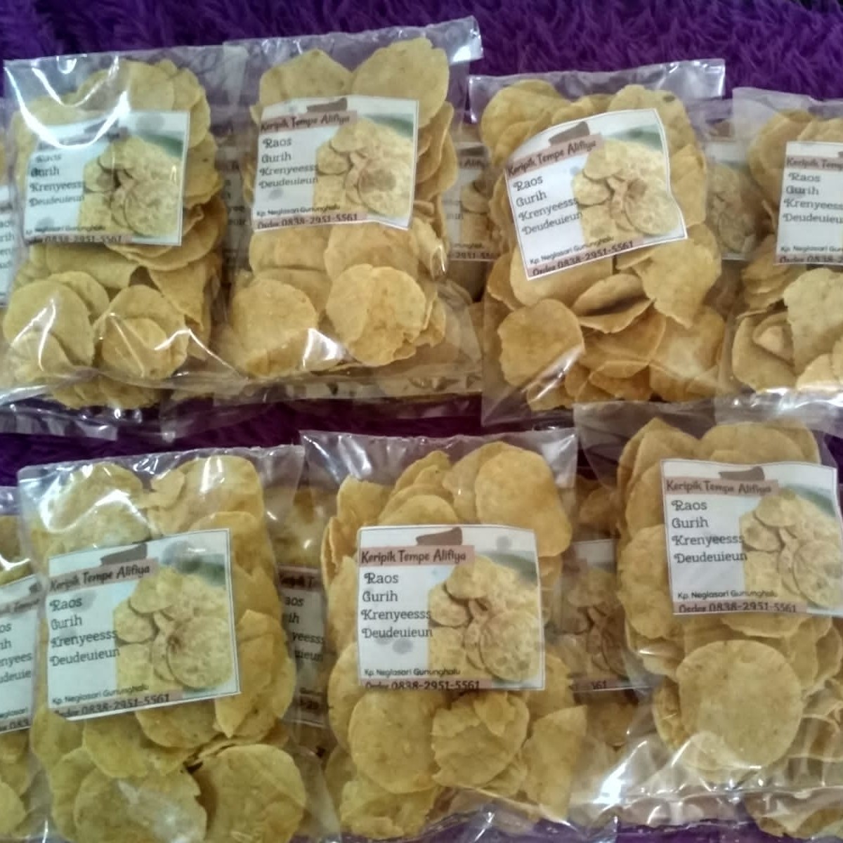 Keripik Tempe Alifiya rasa Original