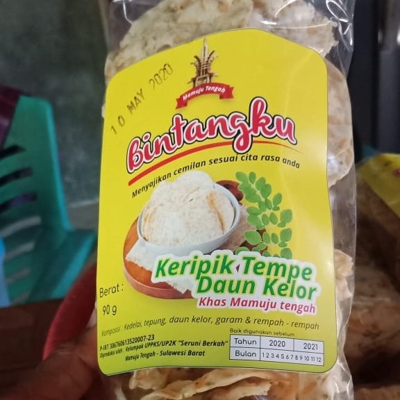 Keripik Tempe Daun Kelor