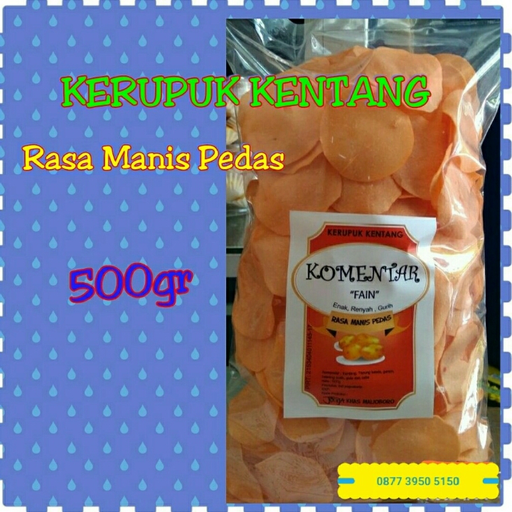 Kerupuk Kentang Mentah 500gr