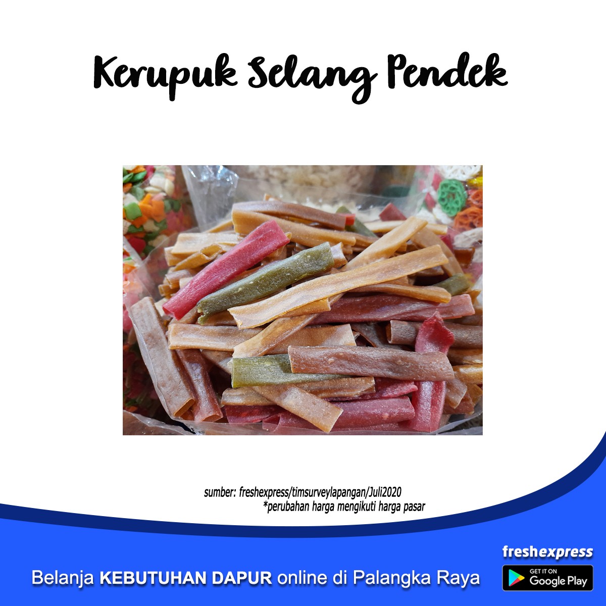 Kerupuk Selang Pendek 1 Kg