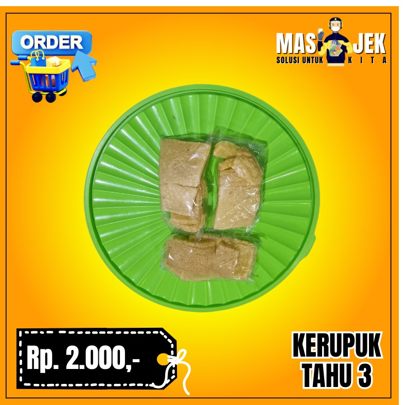 Kerupuk Tahu 3 Pcs