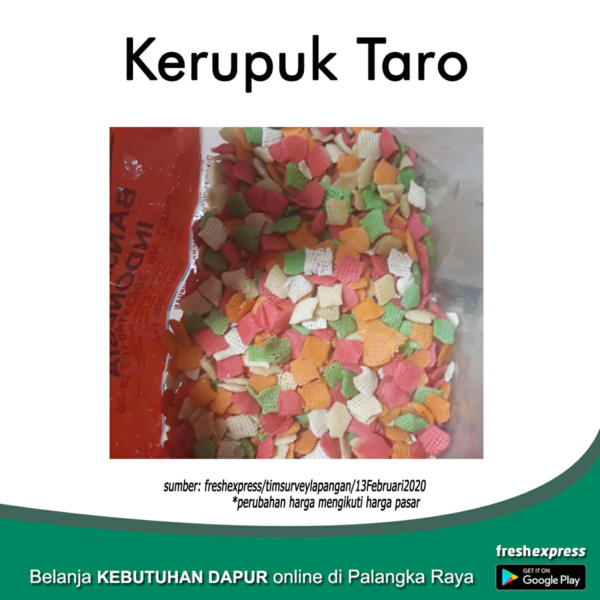 Kerupuk Taro 1 Kg