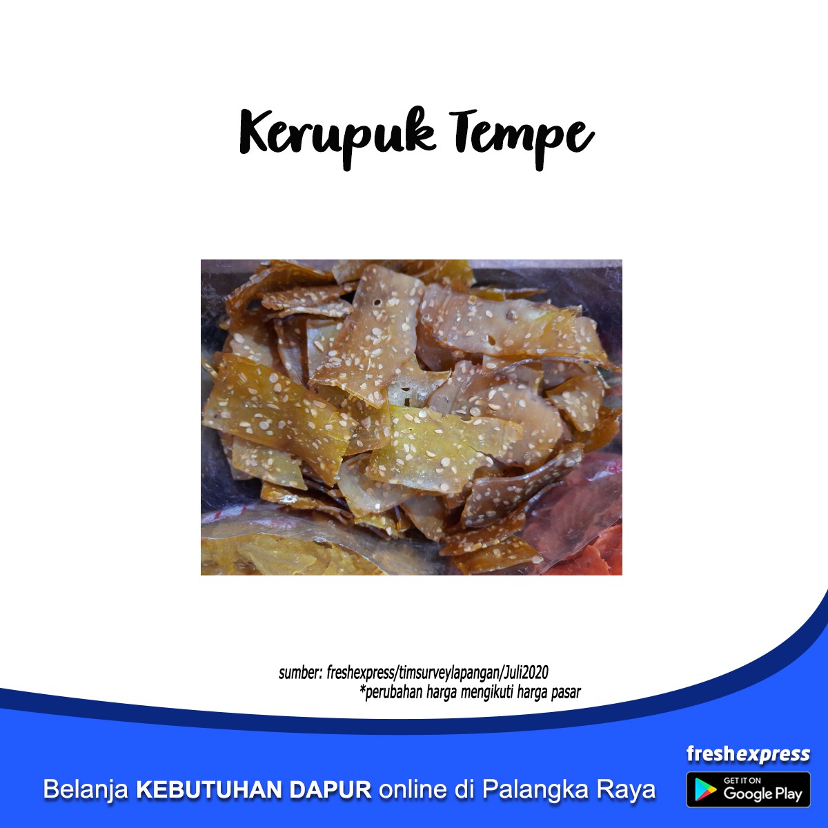 Kerupuk Tempe 1 Kg