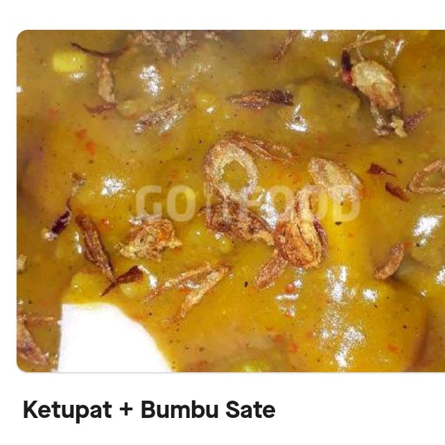 Ketupat Bumbu Sate