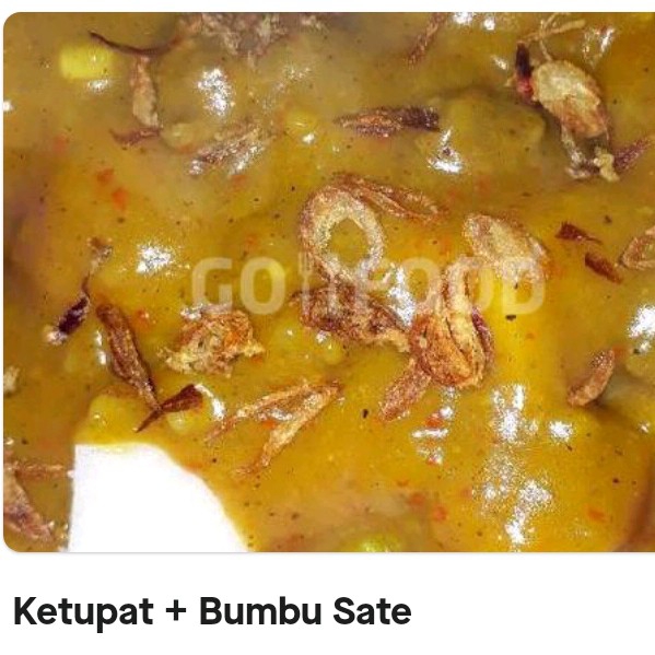 Ketupat Bumbu Sate