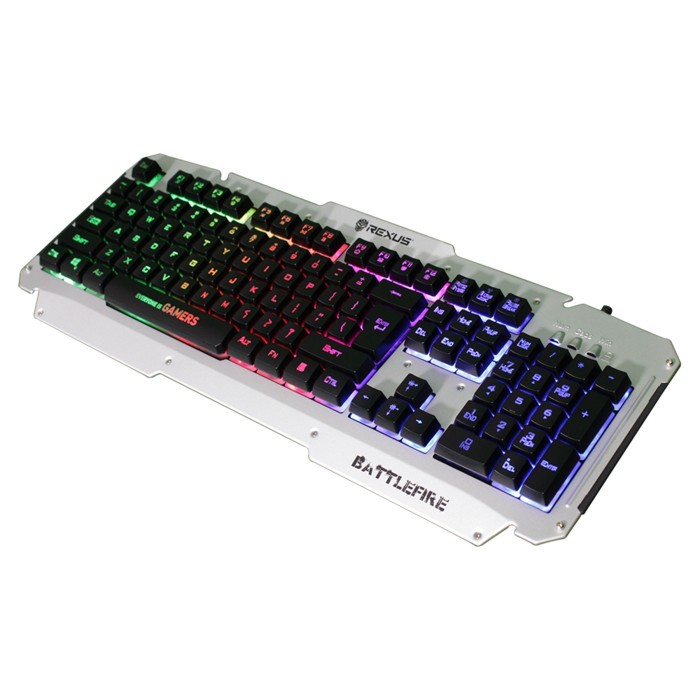 Keyboard Gaming RGB Rexus Battlefire K9D Semi Mechanical 2
