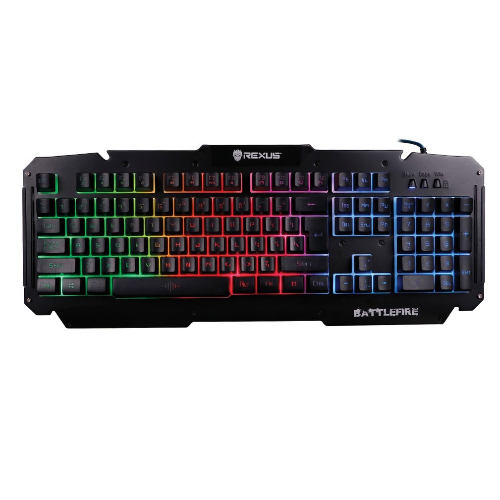 Keyboard Gaming RGB Rexus Battlefire K9D Semi Mechanical 3