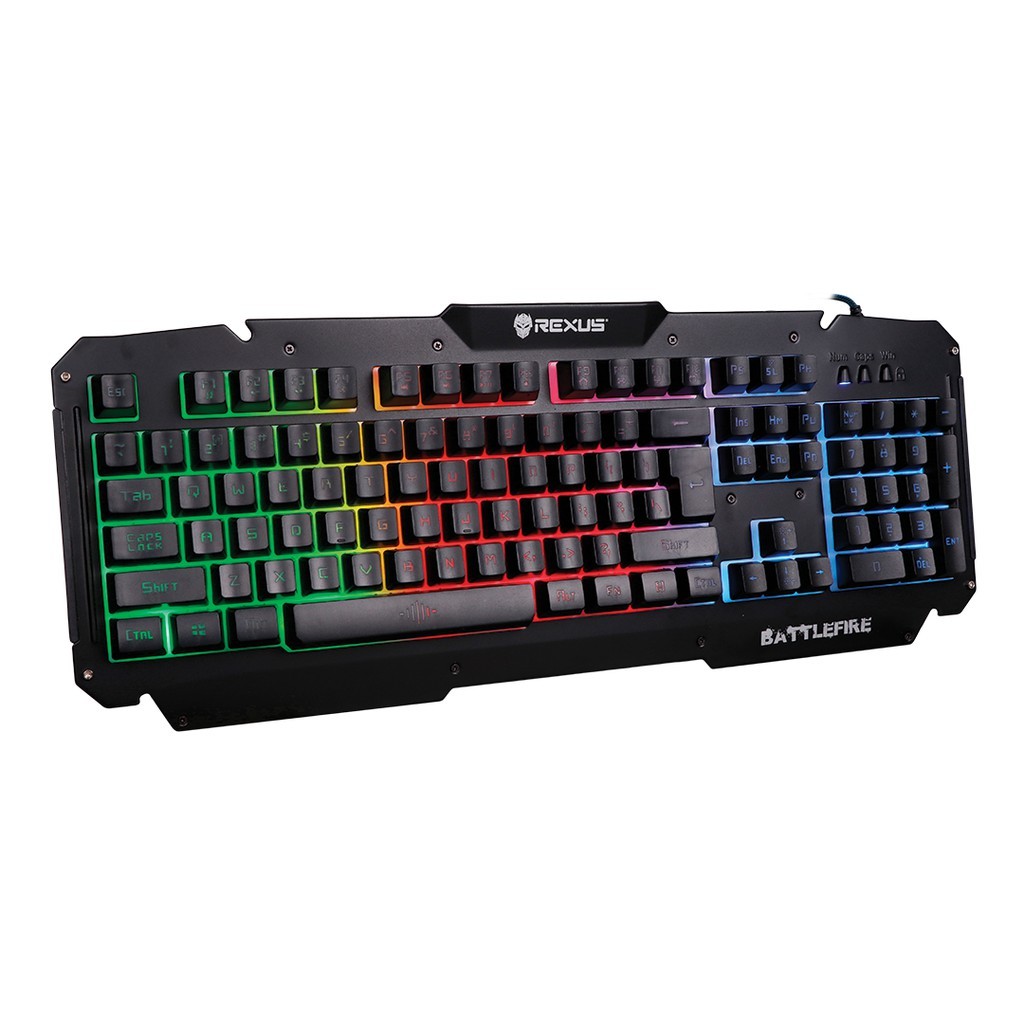 Keyboard Gaming RGB Rexus Battlefire K9D Semi Mechanical 4