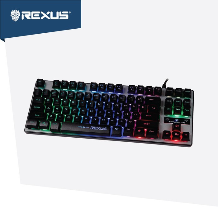 Keyboard Gaming Rexus K9 Fortress Backlit Floating Keys 3