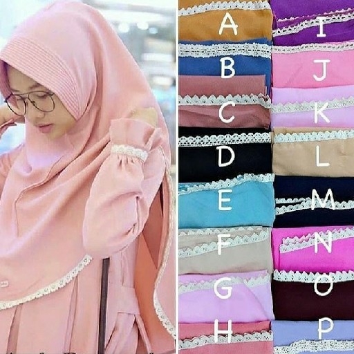 Khimar Diamond Renda