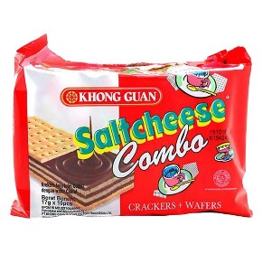 Khong Guan Crackers Saltcheese Combociz 10X17G