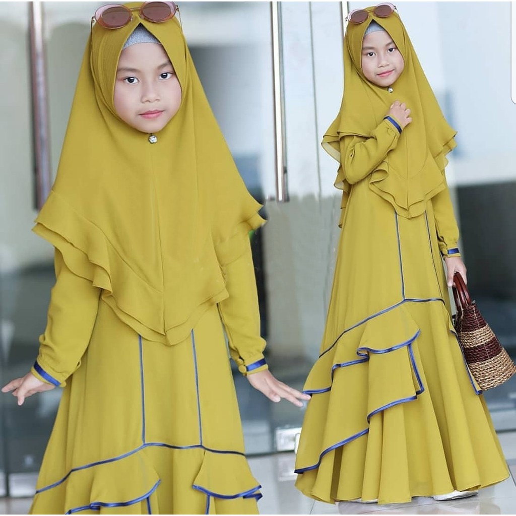 Kids Tamara  syarii Anaku Tamara  Setelan Baju Muslim Anak 3