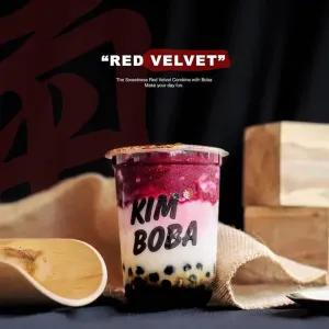 Kim Red Velvet Boba Cheese