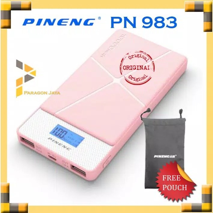 Powerbank Pineng Original 100 PN-983 10000 mAh BLUE 3