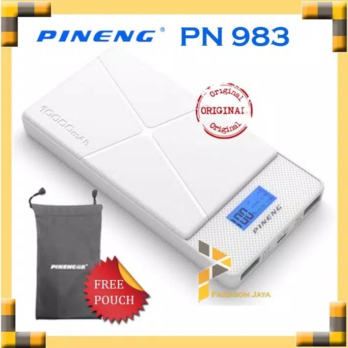 Powerbank Pineng Original 100 PN-983 10000 mAh BLUE 4