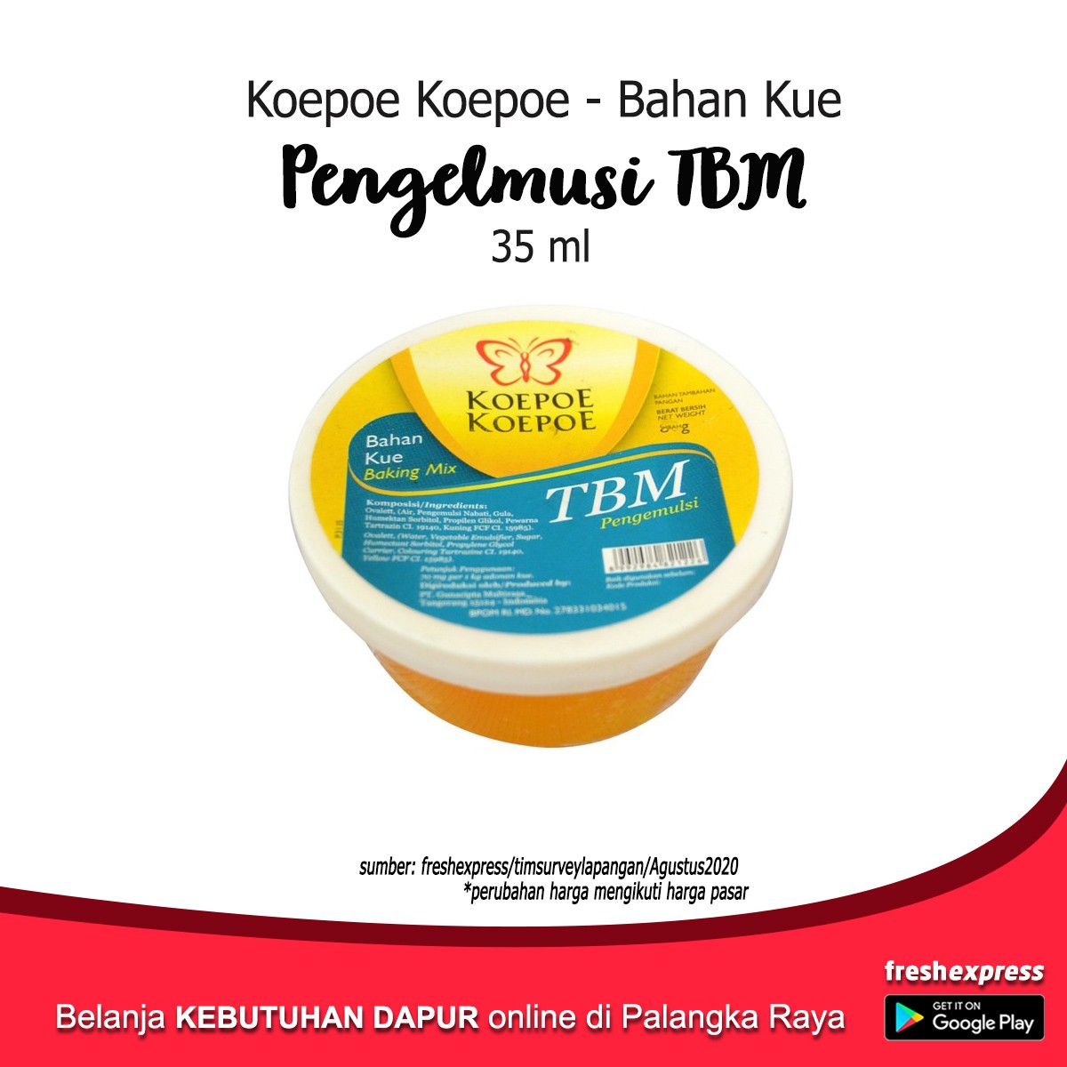 Koepoe Pengelmusi TBM 35 Ml