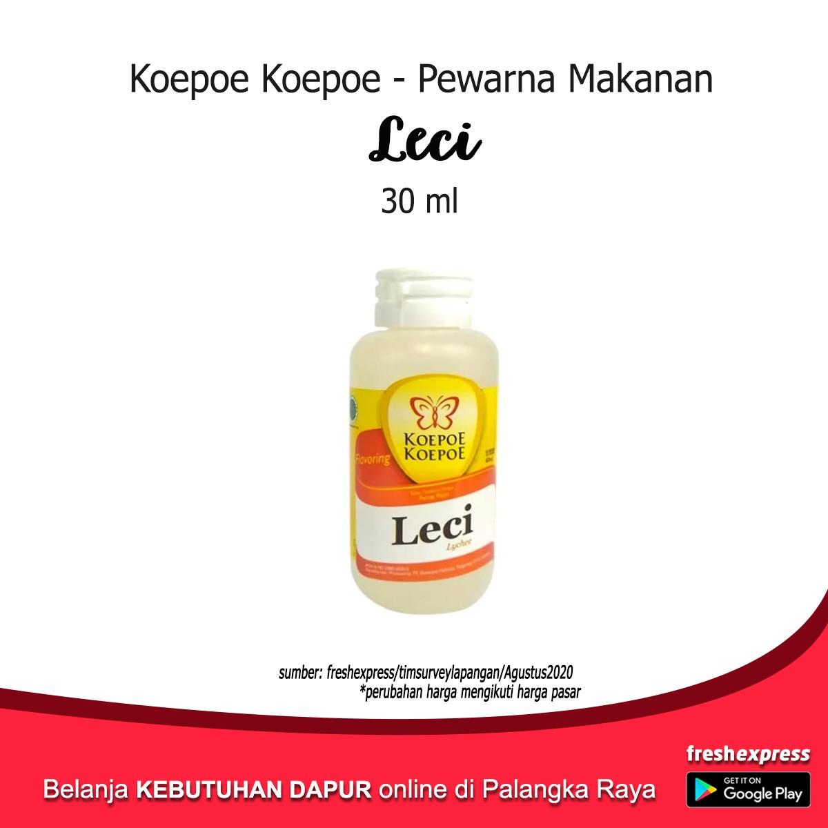 Koepoe Pewarna Leci 30 Ml