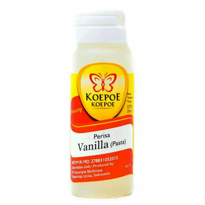 Koepoe koepoe perisa vanilla