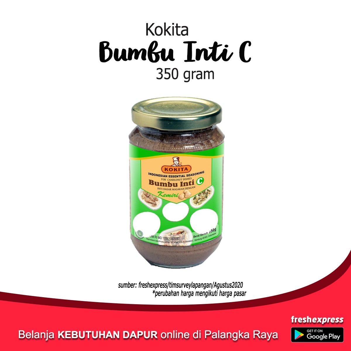 Kokita Bumbu Inti C 350 Gram