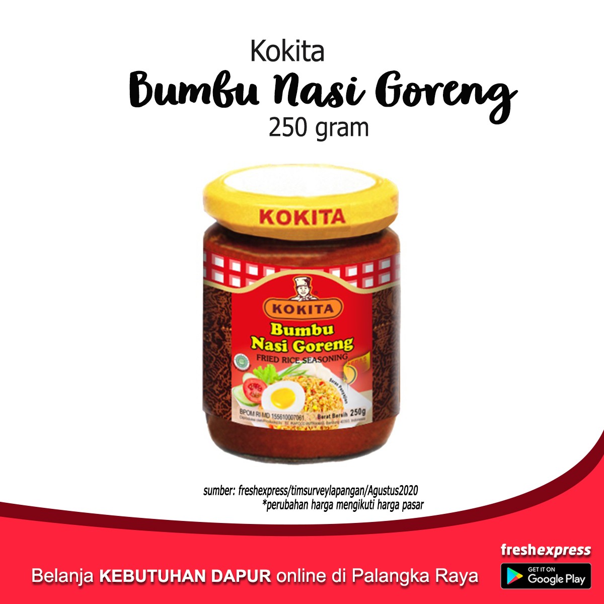 Kokita Bumbu Nasi Goreng 250 Gram