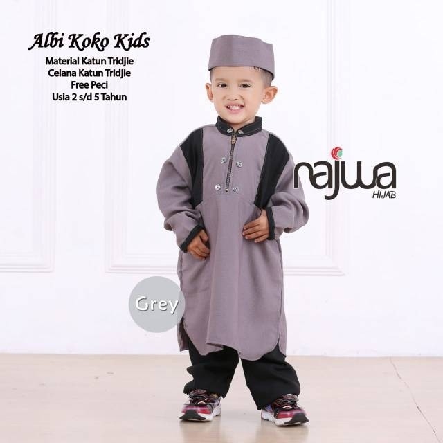 Koko set kids plus peci  4