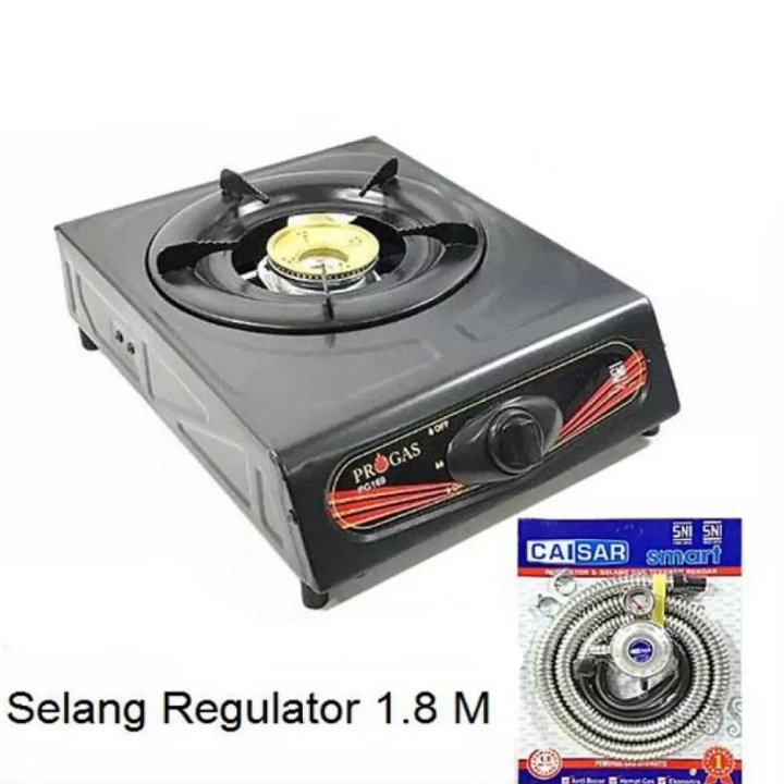 Kompor Gas Progas Free Selang Regulator