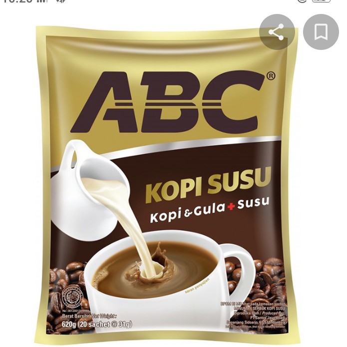 Kopi Abc Susu 31g