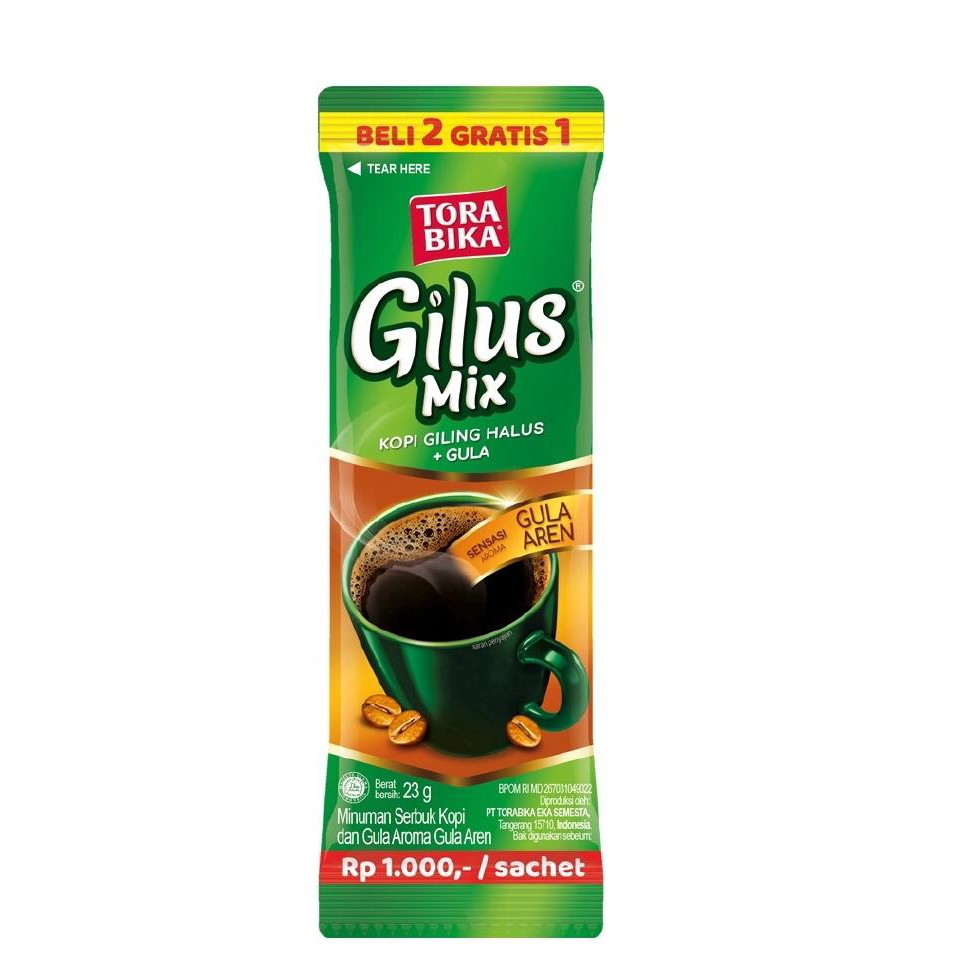 Kopi Gilus Mix Gula Aren 23g