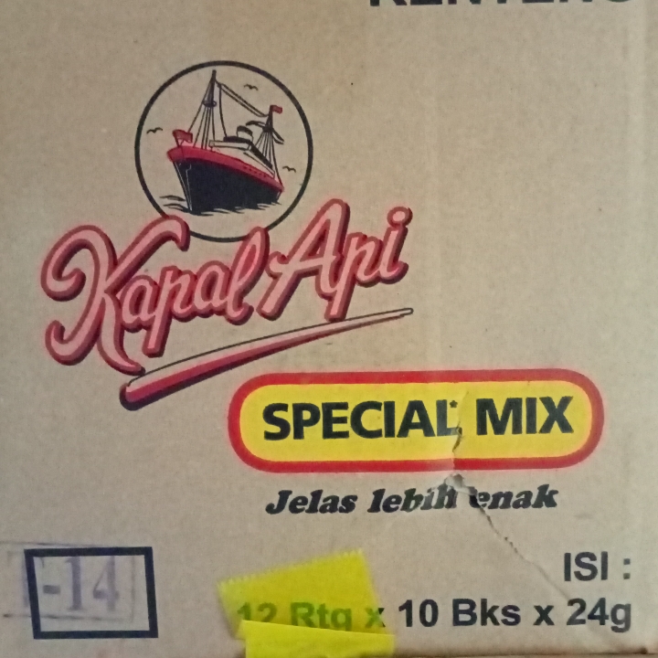 KOPI KAPAL API SPECIAL MIX 1 Dus