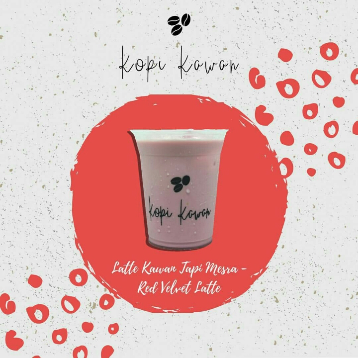 Kopi Kawan - Red Valvet Latte Ice