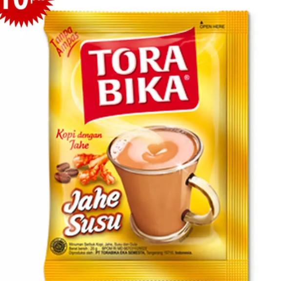 Kopi Torabika Jahe Susu 20g