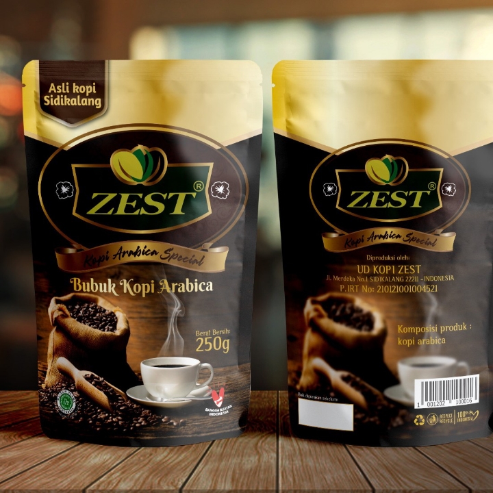 Kopi Zest Arabica Bubuk Halus 250gr