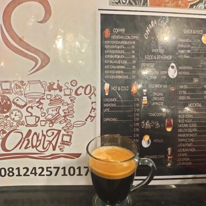 Kopi hitam Robusta 