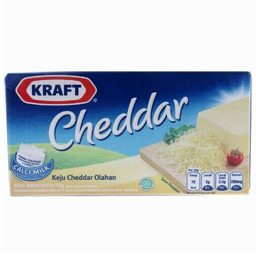 Kreft Cheddar Olahan 175g