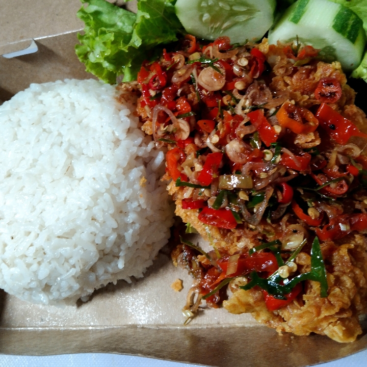 Kribo Geprek Sambel Matah